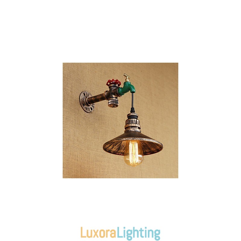 Designer Touch Decorative Country Novelty Retro Painting Feature for Mini Style Ambient Light Wall Sconces Wall Light