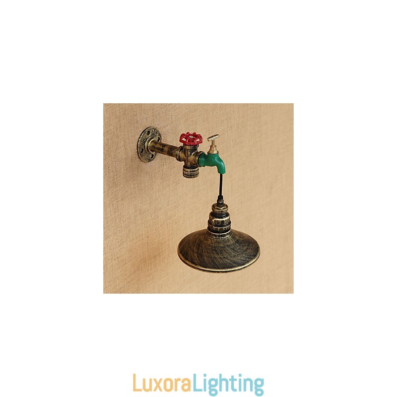 Designer Touch Decorative Country Novelty Retro Painting Feature for Mini Style Ambient Light Wall Sconces Wall Light
