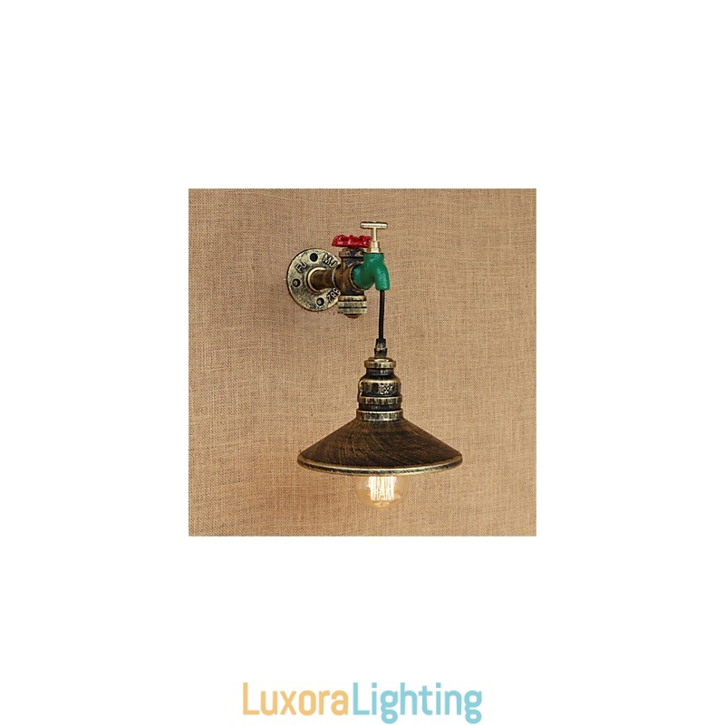 Designer Touch Decorative Country Novelty Retro Painting Feature for Mini Style Ambient Light Wall Sconces Wall Light