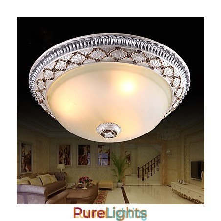 Designer Touch Decorative Europe Type Resin Glass Dome Light Sweet To Absorb Dome Light Lamp