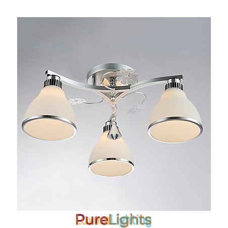 Designer Touch Decorative Flush Mount Modern Contemporary Metal