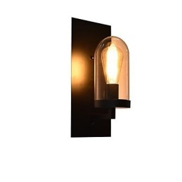 Designer Touch Decorative Painted Steel Wall Lamp Dumb Black American Coffee Decoration Retro Wall Light Lightsaber Lamp On Wall