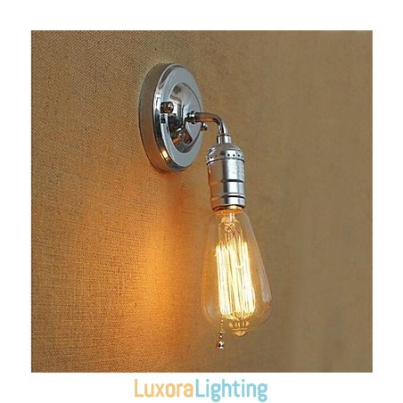 Designer Touch Decorative Retro Painting Feature for Mini Style Swing Arm Ambient Light Wall Sconces Wall Light