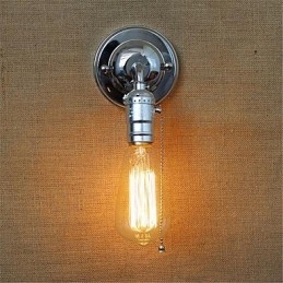 Designer Touch Decorative Retro Painting Feature for Mini Style Swing Arm Ambient Light Wall Sconces Wall Light