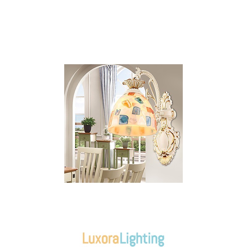 Designer Touch Decorative Rustic Lodge Painting Feature for Downlight Wall Sconces Wall Light