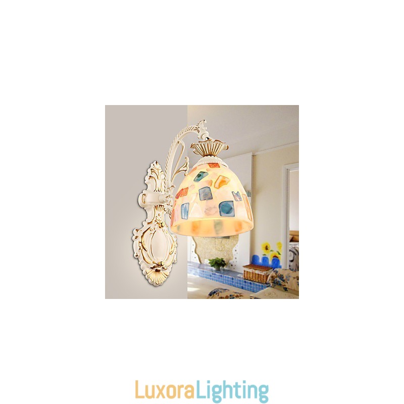 Designer Touch Decorative Rustic Lodge Painting Feature for Downlight Wall Sconces Wall Light