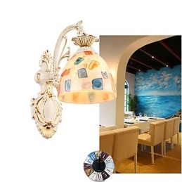 Designer Touch Decorative Rustic Lodge Painting Feature for Downlight Wall Sconces Wall Light