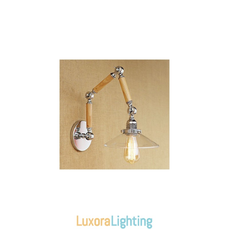 Designer Touch Decorative Country Retro Electroplated Feature for Swing Arm Eye Protection Swing Arm Lights