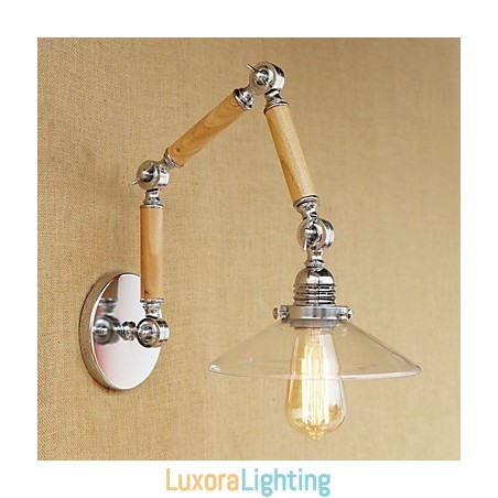 Designer Touch Decorative Country Retro Electroplated Feature for Swing Arm Eye Protection Swing Arm Lights