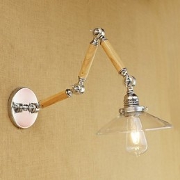 Designer Touch Decorative Country Retro Electroplated Feature for Swing Arm Eye Protection Swing Arm Lights