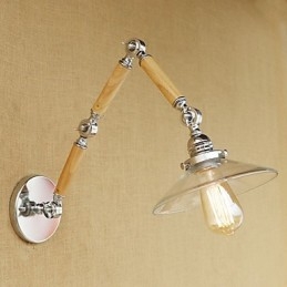 Designer Touch Decorative Country Retro Electroplated Feature for Swing Arm Eye Protection Swing Arm Lights