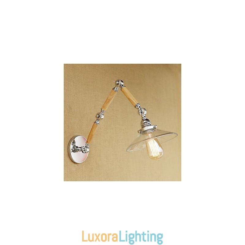 Designer Touch Decorative Country Retro Electroplated Feature for Swing Arm Eye Protection Swing Arm Lights