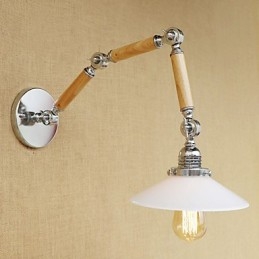 Designer Touch Decorative Country Retro Electroplated Feature for Swing Arm Eye Protection Swing Arm Lights