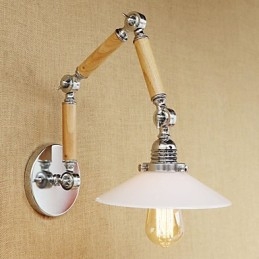 Designer Touch Decorative Country Retro Electroplated Feature for Swing Arm Eye Protection Swing Arm Lights