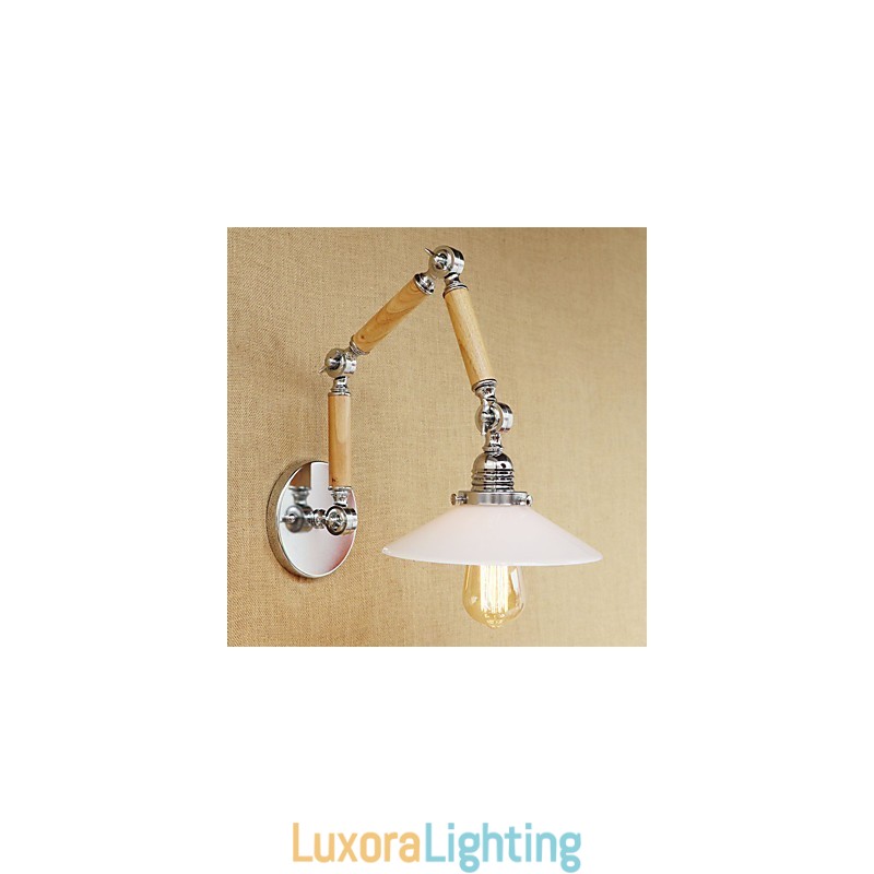 Designer Touch Decorative Country Retro Electroplated Feature for Swing Arm Eye Protection Swing Arm Lights