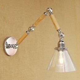 Designer Touch Decorative Country Retro Electroplated Feature for Swing Arm Eye Protection Swing Arm Lights