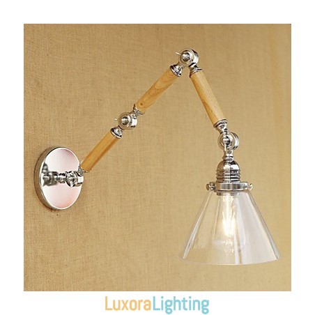Designer Touch Decorative Country Retro Electroplated Feature for Swing Arm Eye Protection Swing Arm Lights