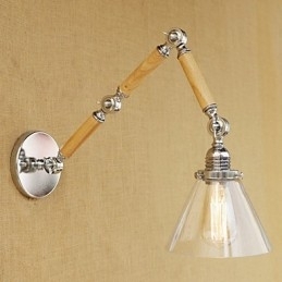 Designer Touch Decorative Country Retro Electroplated Feature for Swing Arm Eye Protection Swing Arm Lights