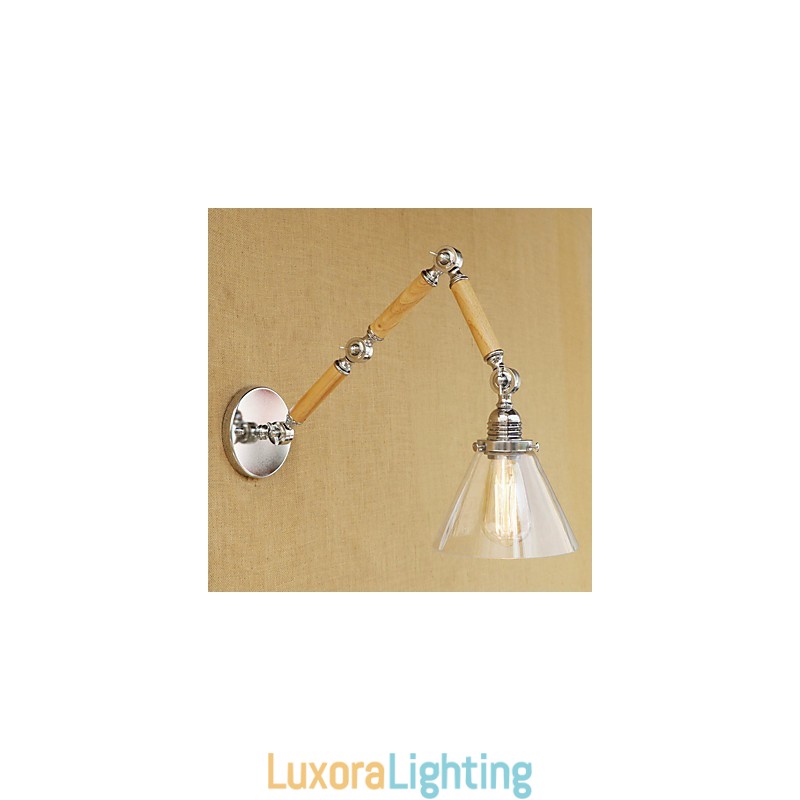 Designer Touch Decorative Country Retro Electroplated Feature for Swing Arm Eye Protection Swing Arm Lights