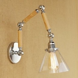 Designer Touch Decorative Country Retro Electroplated Feature for Swing Arm Eye Protection Swing Arm Lights