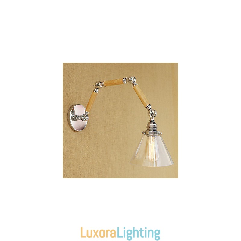 Designer Touch Decorative Country Retro Electroplated Feature for Swing Arm Eye Protection Swing Arm Lights