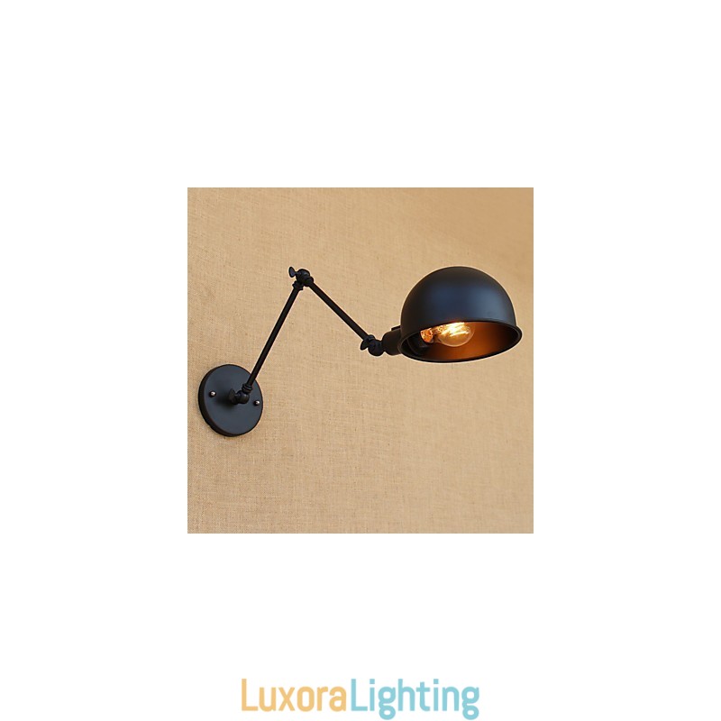 Designer Touch Decorative Simple Country Retro Painting Feature for Mini Style Swing Arm Eye Protection Downlight Swing Arm Lights
