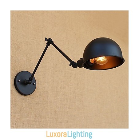 Designer Touch Decorative Simple Country Retro Painting Feature for Mini Style Swing Arm Eye Protection Downlight Swing Arm Lights