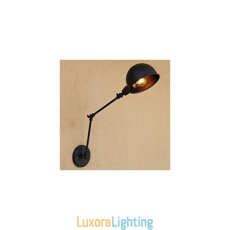 Designer Touch Decorative Simple Country Retro Painting Feature for Mini Style Swing Arm Eye Protection Downlight Swing Arm Lights