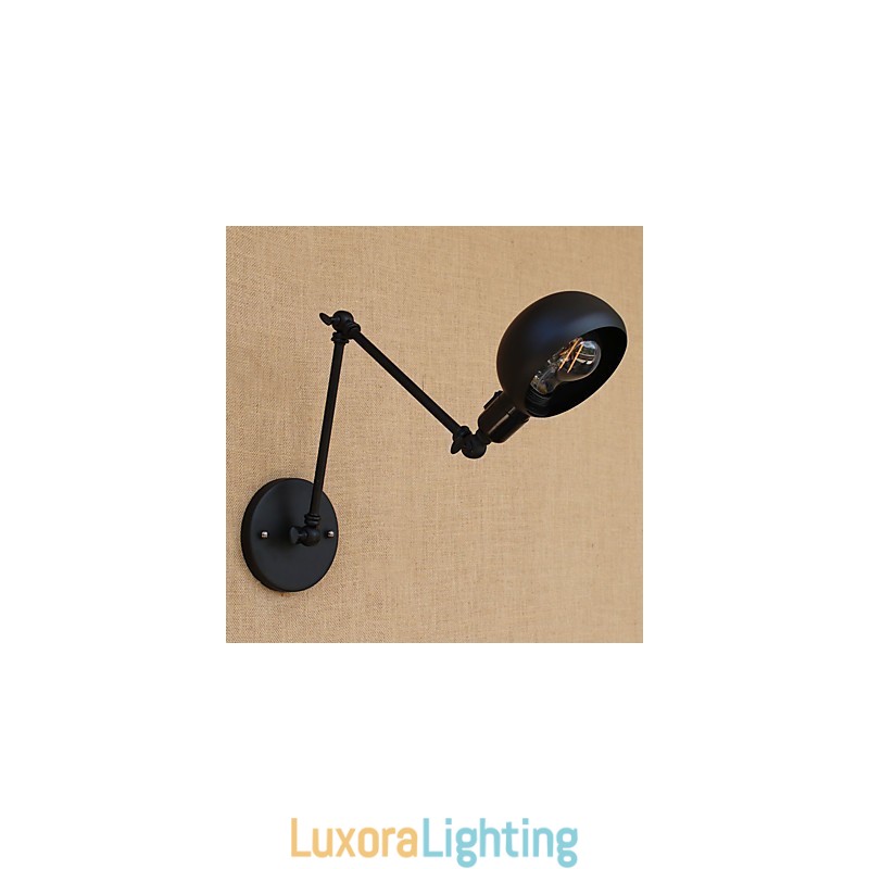 Designer Touch Decorative Simple Country Retro Painting Feature for Mini Style Swing Arm Eye Protection Downlight Swing Arm Lights