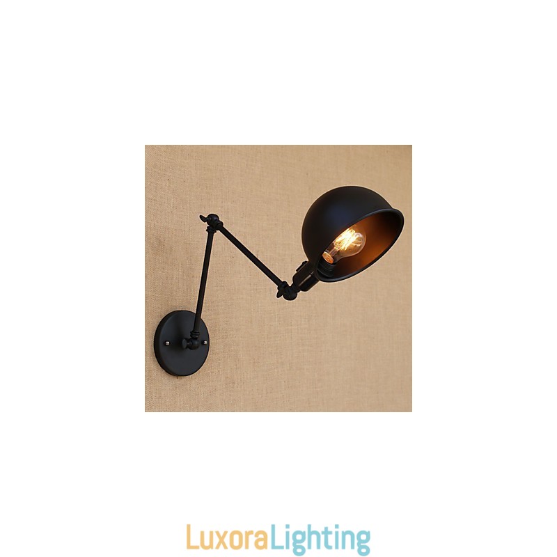 Designer Touch Decorative Simple Country Retro Painting Feature for Mini Style Swing Arm Eye Protection Downlight Swing Arm Lights