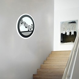 Designer Touch Decorative Creative Bedroom Bedside Wall Lamp Acrylic Entrance Aisle Light Simple Modern Staircase Balcony Lamps