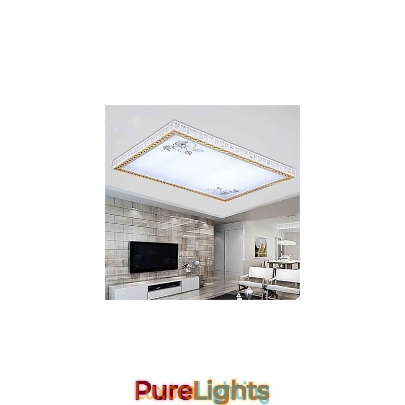 Designer Touch Decorative Flush Mount Modern Contemporary Metal