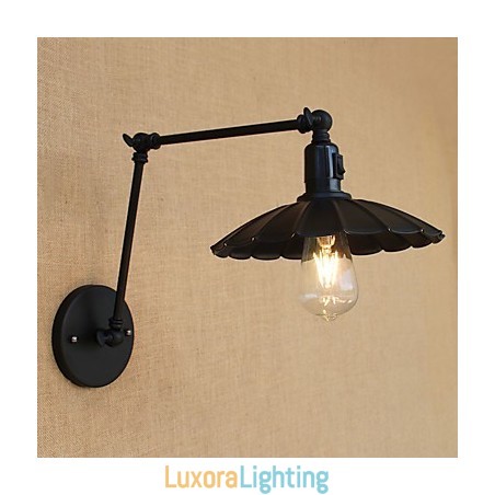 Designer Touch Decorative Vintage Country Painting Feature for Mini Style Swing Arm Downlight Swing Arm Lights Wall Light