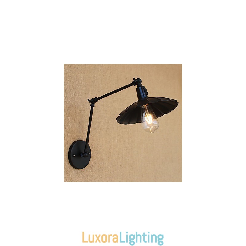 Designer Touch Decorative Vintage Country Painting Feature for Mini Style Swing Arm Downlight Swing Arm Lights Wall Light