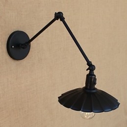 Designer Touch Decorative Vintage Country Painting Feature for Mini Style Swing Arm Downlight Swing Arm Lights Wall Light