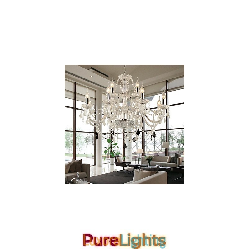 Designer Touch Decorative Modern Contemporary Crystal Glass Chandelier