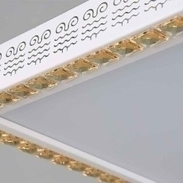 Designer Touch Decorative Flush Mount Modern Contemporary Metal