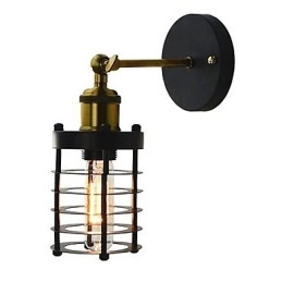 Designer Touch Decorative Simple Vintage Country Retro Painting Feature for Mini Style Ambient Light Wall Sconces