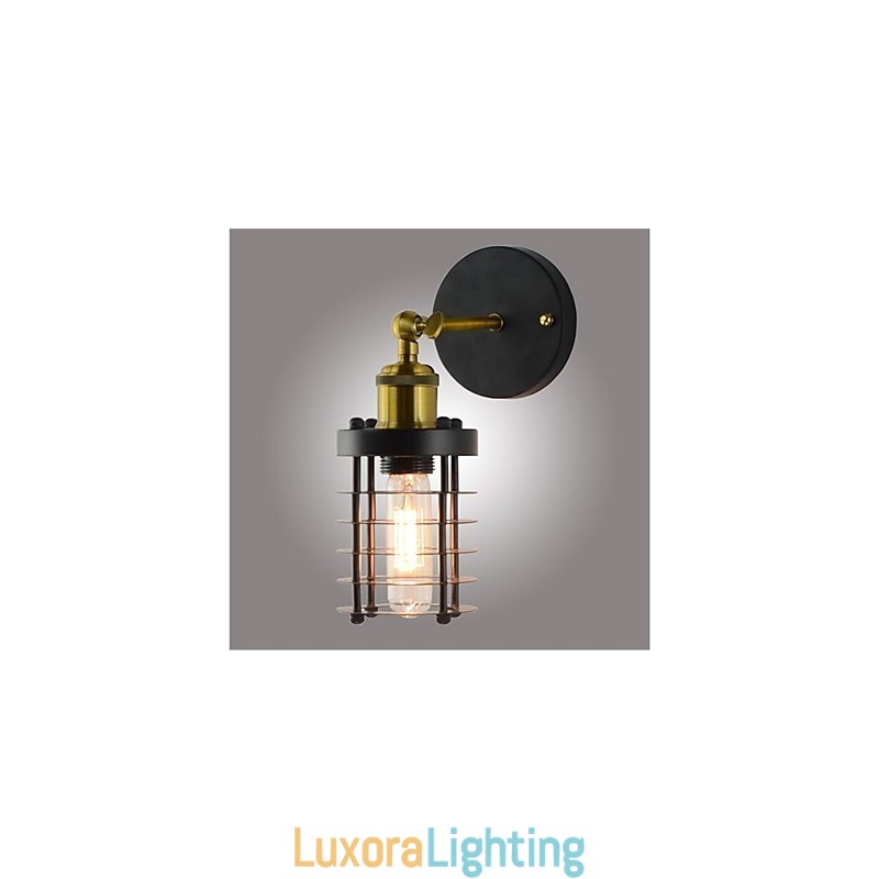 Designer Touch Decorative Simple Vintage Country Retro Painting Feature for Mini Style Ambient Light Wall Sconces