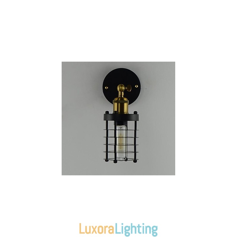 Designer Touch Decorative Simple Vintage Country Retro Painting Feature for Mini Style Ambient Light Wall Sconces