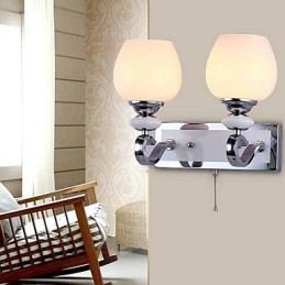 Designer Touch Decorative Modern Contemporary Electroplated Feature Uplight Wall Sconces Wall Light