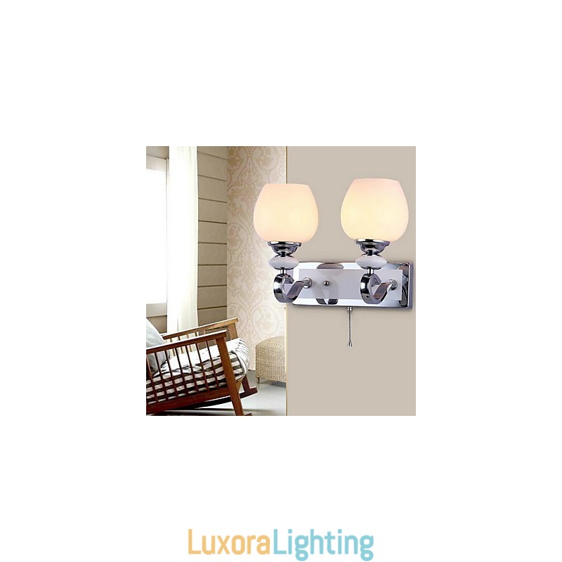 Designer Touch Decorative Modern Contemporary Electroplated Feature Uplight Wall Sconces Wall Light
