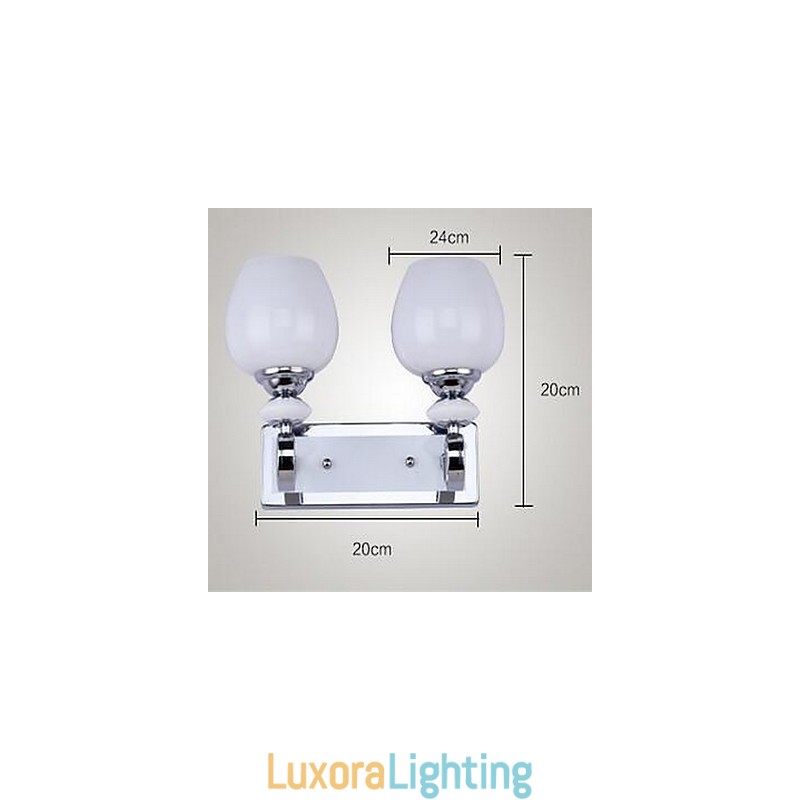 Designer Touch Decorative Modern Contemporary Electroplated Feature Uplight Wall Sconces Wall Light