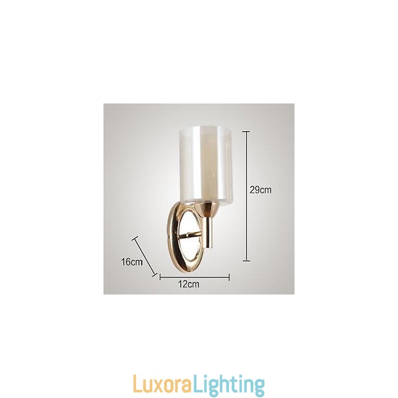 Designer Touch Decorative Modern Contemporary Electroplated Feature Uplight Wall Sconces Wall Light