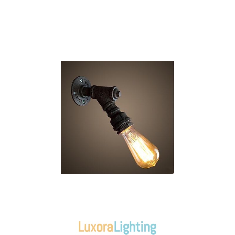 Designer Touch Decorative Rustic Lodge Painting Feature for Arc Ambient Light Wall Sconces Wall Light