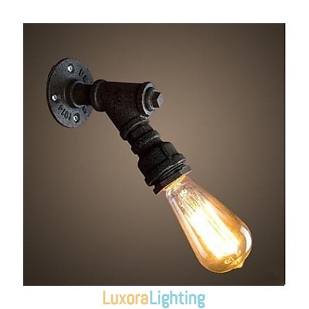 Designer Touch Decorative Rustic Lodge Painting Feature for Arc Ambient Light Wall Sconces Wall Light