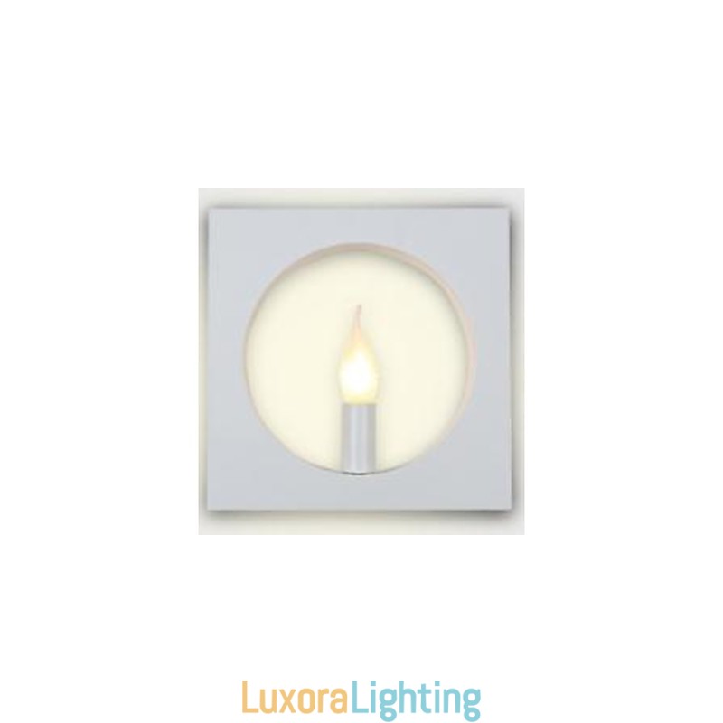 Designer Touch Decorative Modern Simple Iron Art Wall Lamp Creative Living Room Background Hall Head Of The Bed Square Frame Decoration Lamps And Lanterns