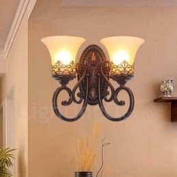 Designer Touch Decorative Rustic Lodge Living Room Dining Room Bed Room Metal Indoor Wall Sconces