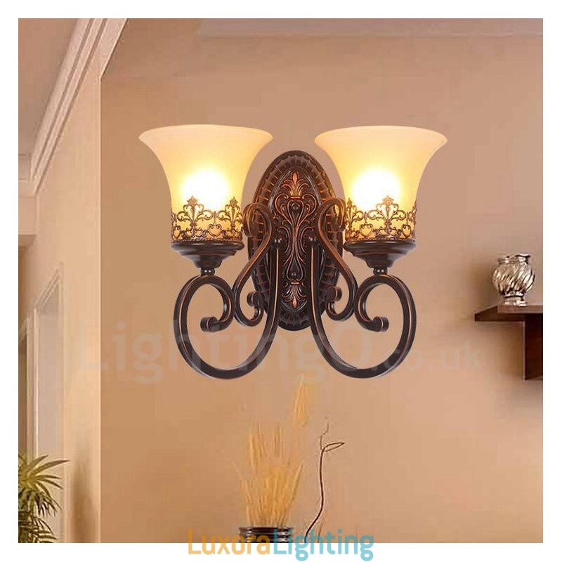 Designer Touch Decorative Rustic Lodge Living Room Dining Room Bed Room Metal Indoor Wall Sconces