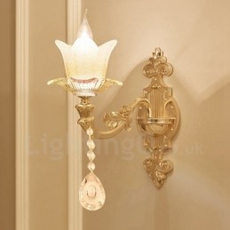 Designer Touch Decorative Single Light Traditional Classic Living Room Dining Room Bed Room Metal Candle Indoor Wall Sconces